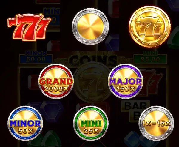 777 Coins special symbols